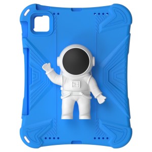 Nettech Apple iPad Mini 4 Uyumlu Maskot Seri Arka Koruma (Mavi) NT-117311