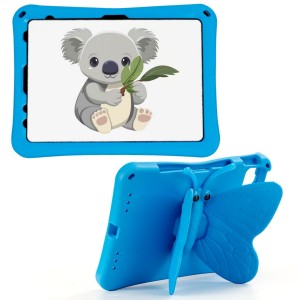 Nettech Samsung Galaxy T970 Tab S7 Plus 12.4 İnc Uyumlu Maskot Seri Arka Koruma (Mavi) NT-117366