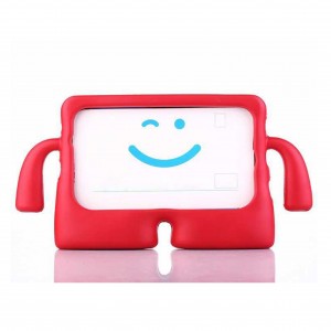 Nettech Samsung Galaxy A9 Plus X210 Uyumlu Standlı Smile Arka Koruma (Kırmızı) NT-117373