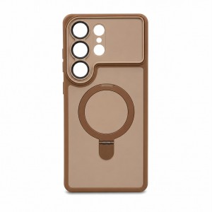 Nettech Samsung Galaxy S26 Ultra Uyumlu NT-N117 Magsafe Arka Koruma Kılıf (Gold) NT-117434