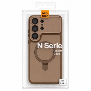 Nettech Samsung Galaxy S26 Ultra Uyumlu NT-N117 Magsafe Arka Koruma Kılıf (Gold) NT-117434