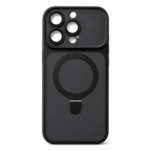 Nettech Apple iPhone 15 Pro Max Uyumlu NT-N117 Magsafe Arka Koruma Kılıf (Siyah) NT-117421