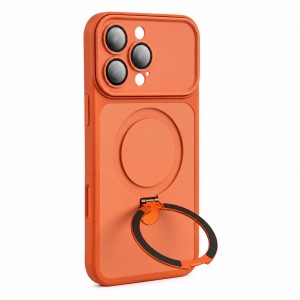 Nettech Apple iPhone 16 Pro Max Uyumlu NT-N117 Magsafe Arka Koruma Kılıf (Turuncu) NT-117420