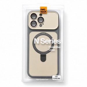 Nettech Apple iPhone 16 Pro Max Uyumlu NT-N117 Magsafe Arka Koruma Kılıf (Beyaz) NT-117418