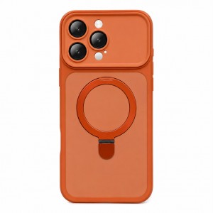 Nettech Apple iPhone 16 Pro Uyumlu NT-N117 Magsafe Arka Koruma Kılıf (Turuncu) NT-117415