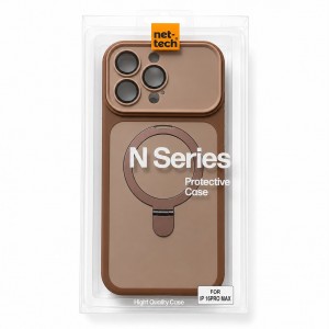 Nettech Apple iPhone 16 Pro Uyumlu NT-N117 Magsafe Arka Koruma Kılıf (Gold) NT-117414