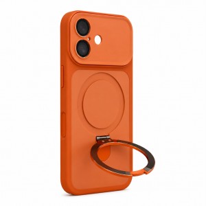 Nettech Apple iPhone 17 Uyumlu NT-N117 Magsafe Arka Koruma Kılıf (Turuncu) NT-117410