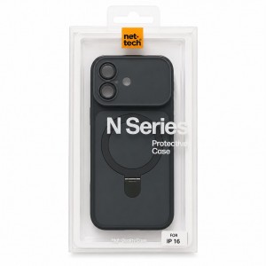 Nettech Apple iPhone 17 Uyumlu NT-N117 Magsafe Arka Koruma Kılıf (Siyah) NT-117406