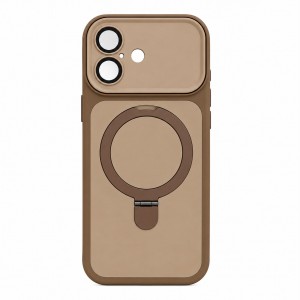 Nettech Apple iPhone 16 Uyumlu NT-N117 Magsafe Arka Koruma Kılıf (Gold) NT-117404