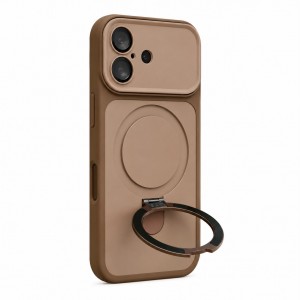 Nettech Apple iPhone 16 Uyumlu NT-N117 Magsafe Arka Koruma Kılıf (Gold) NT-117404