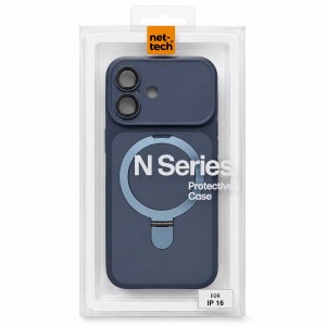 Nettech Apple iPhone 11 Uyumlu NT-N117 Magsafe Arka Koruma Kılıf (Mavi) NT-117397