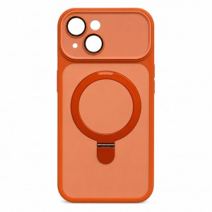 Nettech Apple iPhone 15 Uyumlu NT-N117 Magsafe Arka Koruma Kılıf (Turuncu) NT-117395