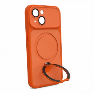 Nettech Apple iPhone 15 Uyumlu NT-N117 Magsafe Arka Koruma Kılıf (Turuncu) NT-117395