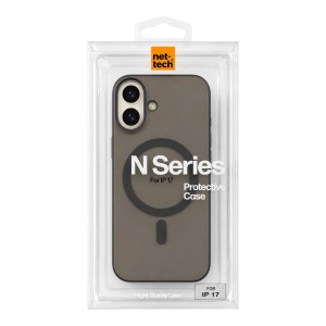 Nettech Apple iPhone 17 Uyumlu NT-N119 Magsafe Arka Koruma Kılıf (Siyah) NT-117523