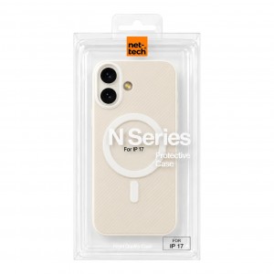 Nettech Apple iPhone 17 Uyumlu NT-N119 Magsafe Arka Koruma Kılıf (Beyaz) NT-117524