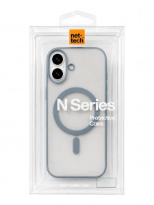 Nettech Apple iPhone 16 Uyumlu NT-N119 Magsafe Arka Koruma Kılıf (Mavi) NT-117514