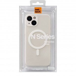 Nettech Apple iPhone 15 Uyumlu NT-N119 Magsafe Arka Koruma Kılıf (Beyaz) NT-117509