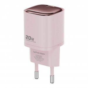 RealPower TCS20WWH GAN 20W 3000 mAh Type-C To Lightning Şarj Aleti (Pembe) NT-119356