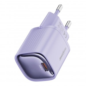 RealPower TCS20WWH GAN 20W 3000 mAh Type-C To Lightning Şarj Aleti (Mor) NT-119357