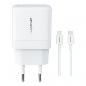 RealPower TC25WBK 35W 3000 mAh Şarj Aleti (Beyaz) NT-119367