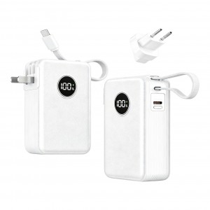 SwıısPower SP-28 22.5W 10000 MAh Taşınabilir Powerbank (Beyaz) NT-119379