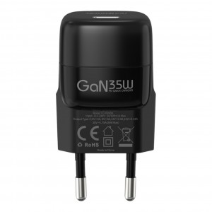 RealPower TC35WBK Gan 35W 3000 mAh Şarj Aleti (Siyah) NT-119364