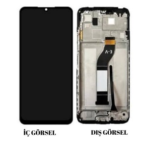 Teknonet Xiaomi Redmi 13C Uyumlu Org Lcd+Dokunmatik+Çıtalı (Siyah) NT-120528