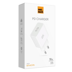 Nettech NT-HCH14 18W 3000 mAh Şarj Aleti (Beyaz) NT-HCH14