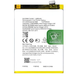Teknonet Oppo A96 Uyumlu Teknonet BLP885 5000 MAh Batarya (Gri) NT-120501