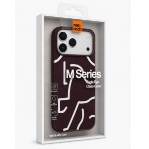 Nettech Apple iPhone 17 Pro Uyumlu NT-N129 Desenli Seri Arka Koruma Kılıf (Mor) NT-118505