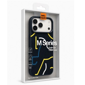 Nettech Apple iPhone 17 Pro Uyumlu NT-N129 Desenli Seri Arka Koruma Kılıf (Siyah) NT-118502