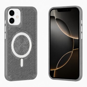 Nettech Apple iPhone 11 Uyumlu Taşlı Seri Arka Koruma Kılıf (Gri) NT-120465