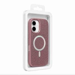 Nettech Apple iPhone 11 Uyumlu Taşlı Seri Arka Koruma Kılıf (Pembe) NT-120466