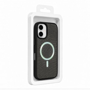 Nettech Apple iPhone 17 Uyumlu Taşlı Seri Arka Koruma Kılıf (Siyah) NT-120475