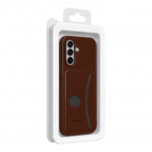 Nettech Samsung Galaxy A37 Uyumlu Cüzdan Arka Koruma Kılıf (Kahverengi) NT-120553