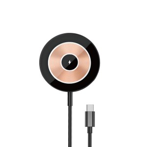 Nettech NT-WCH06 PD Magsafe 15W Kablosuz Wireless Şarj (Siyah) NT-WCH06