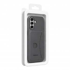 Nettech Samsung Galaxy S25 FE Uyumlu Cüzdan Arka Koruma Kılıf (Gri) NT-120567
