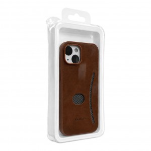 Nettech Apple iPhone 15 Uyumlu Cüzdan Arka Koruma Kılıf (Kahverengi) NT-120541