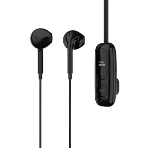Nettech NT-BTH23 Boyun Asmalı/Mıknatıslı Bluetooth Kulaklık (Siyah) NT-107455