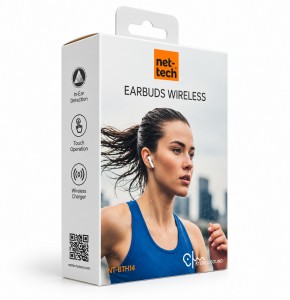 Nettech NT-BTH14 AirPods Tipi Bluetooth Kulaklık (Beyaz) NT-BTH014