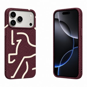 Nettech Apple iPhone 17 Pro Max Uyumlu NT-N129 Desenli Seri Arka Koruma Kılıf (Mor) NT-118501