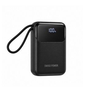 SwıısPower SP-31 22.5W 10000 MAh Taşınabilir Powerbank (Siyah) NT-119380