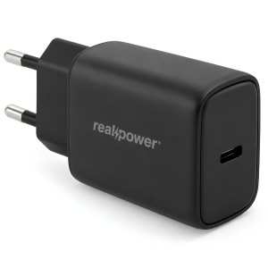 RealPower TC25WBK 25W 3000 mAh Şarj Aleti (Siyah) NT-119366