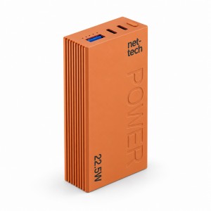 Nettech NT-PW43 22.5W 10000 MAh Taşınabilir Powerbank (Turuncu) NT-115648