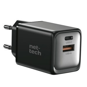 Nettech NT-HCH08 GaN Prime 48W Şarj Aleti (Siyah) NT-HCH08