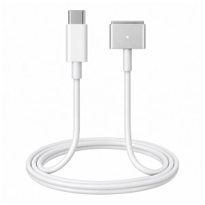 Nettech Magsafe 2 45W Plastik 150 Cm Type-C Şarj ve Data Kablosu (Beyaz) NT-118040