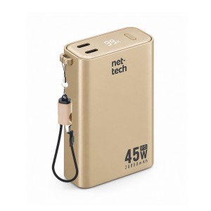 Nettech NT-PW41 45W 20000 MAh Taşınabilir Powerbank (Gold) NT-115644