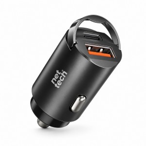 Nettech NT-CCH05 PD Usb 30W 2 Çıkışlı Araç Şarj Aleti (Siyah) NT-111349
