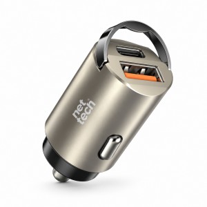 Nettech NT-CCH05 PD USB 30W 2 Çıkışlı Araç Şarj Aleti (Natural) NT-111350