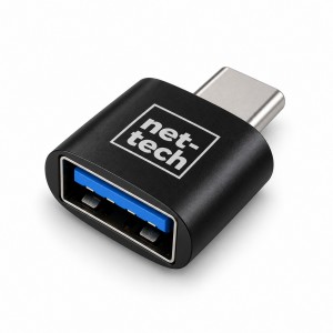 Nettech USB To Type-c Dönüştürücü (Siyah) NT-26573